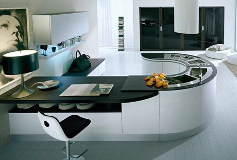 U shaped Kitchen